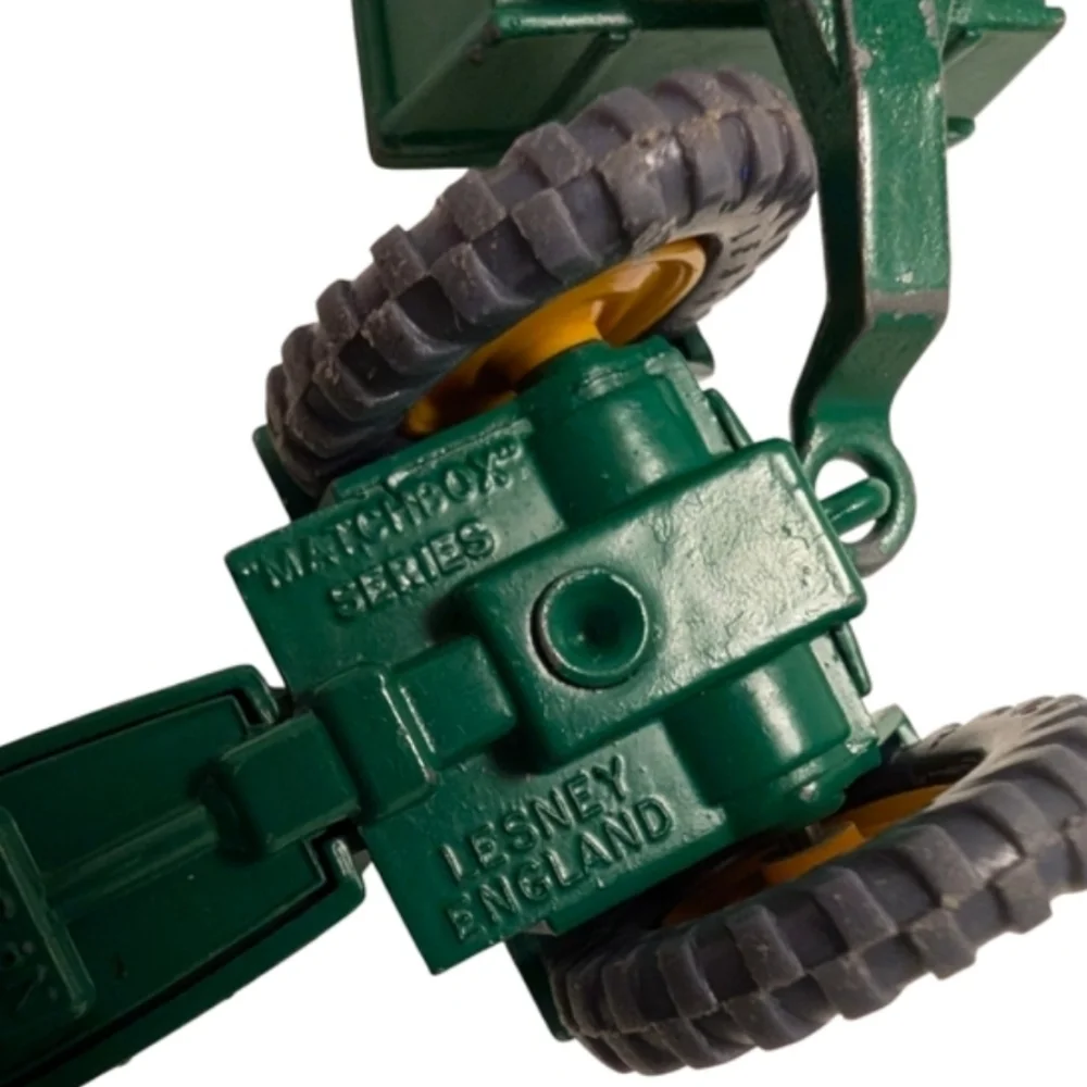 JOHN DEERE Farm Tractor Set Trailer Metal Die Cast Lesney Matchbox Toy 50 51